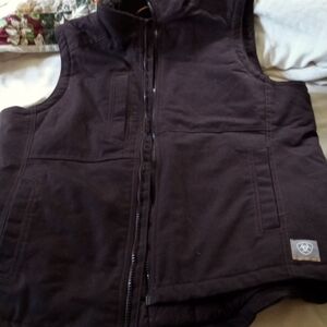 Ariat brown vest XL